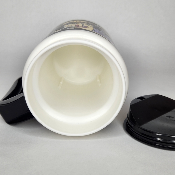 Vintage 90's Disney All Star Resorts Travel Mug Cup Plastic - Black - Picture 6 of 6